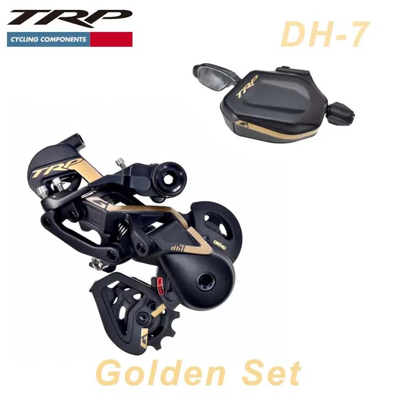 TRP DH7 DownHill Bike Rear Derailleur 7 Speed Carbon Shifter and Derailleur for DH Bicycle
TRP DH7 DownHill Bike Rear Derailleur 7 Speed Carbon Shifter and Derailleur for DH Bicycle