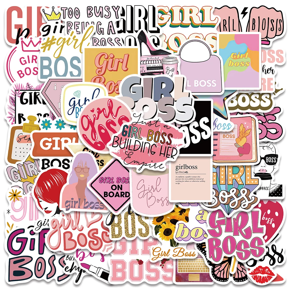 50pcs Pink GIRL BOSS Stickers Aesthetic Cartoon Graffiti Decals For Laptop Luggage Skateboard Scrapbook Bottle Diary Stickers
50pcs Pink GIRL BOSS Stickers Aesthetic Cartoon Graffiti Decals For Laptop Luggage Skateboard Scrapbook Bottle Diary Stickers