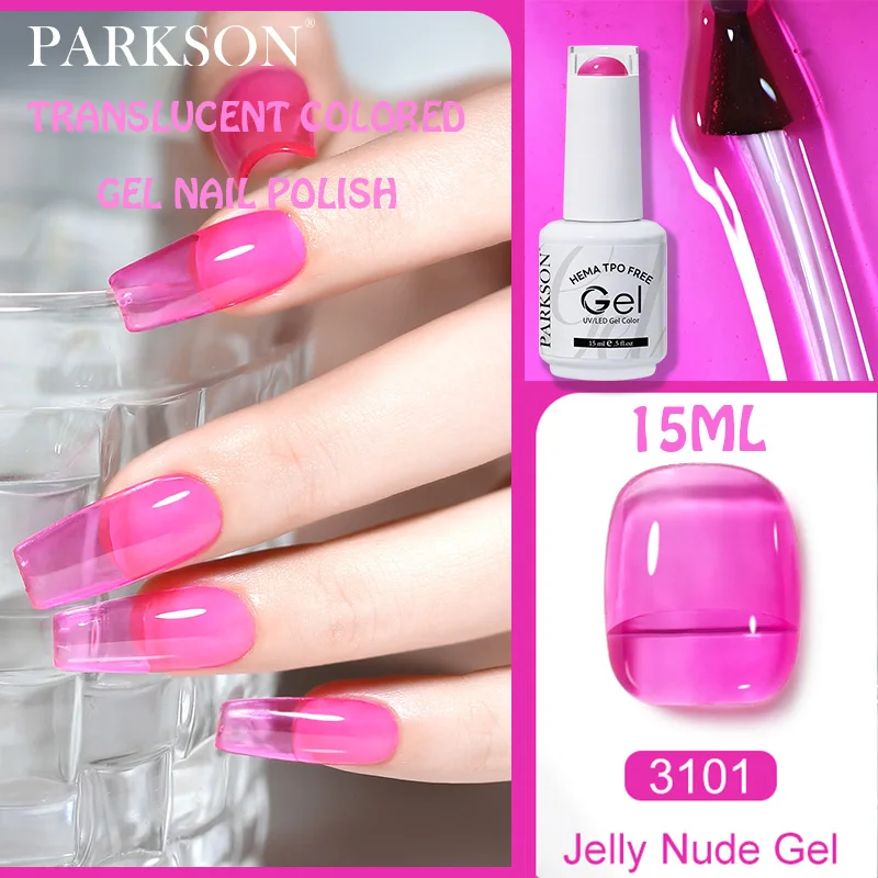 Parkson 15ml Translucent Nude Colored Professional Gel Nail Polish Cherry Blossom Color Soak Off UV Gel Varnish For Manicure Art
Parkson 15ml Translucent Nude Colored Professional Gel Nail Polish Cherry Blossom Color Soak Off UV Gel Varnish For Manicure Art