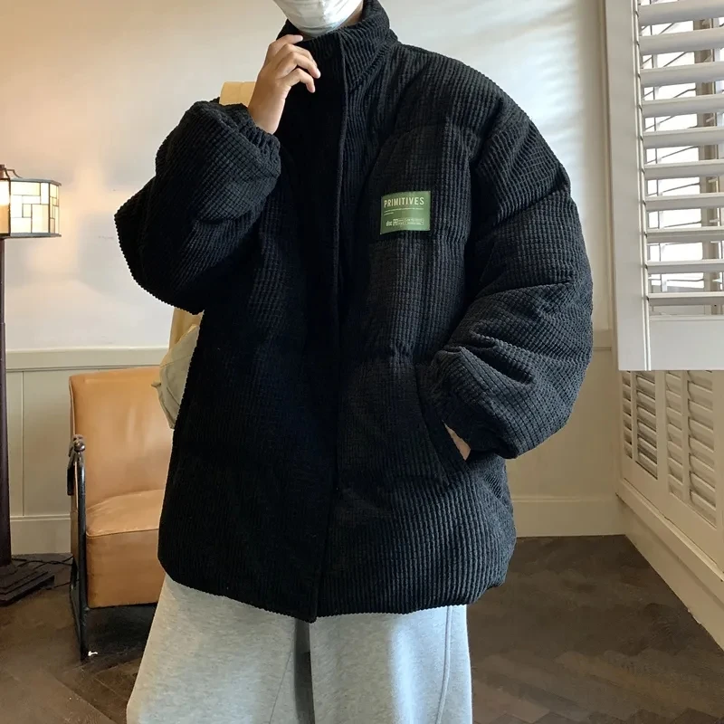 Cotton Jacket Men's Winter New Padded Thickened Warm Tide Models Cotton Student Zipper Print Soft Comfortable Women
Cotton Jacket Men's Winter New Padded Thickened Warm Tide Models Cotton Student Zipper Print Soft Comfortable Women