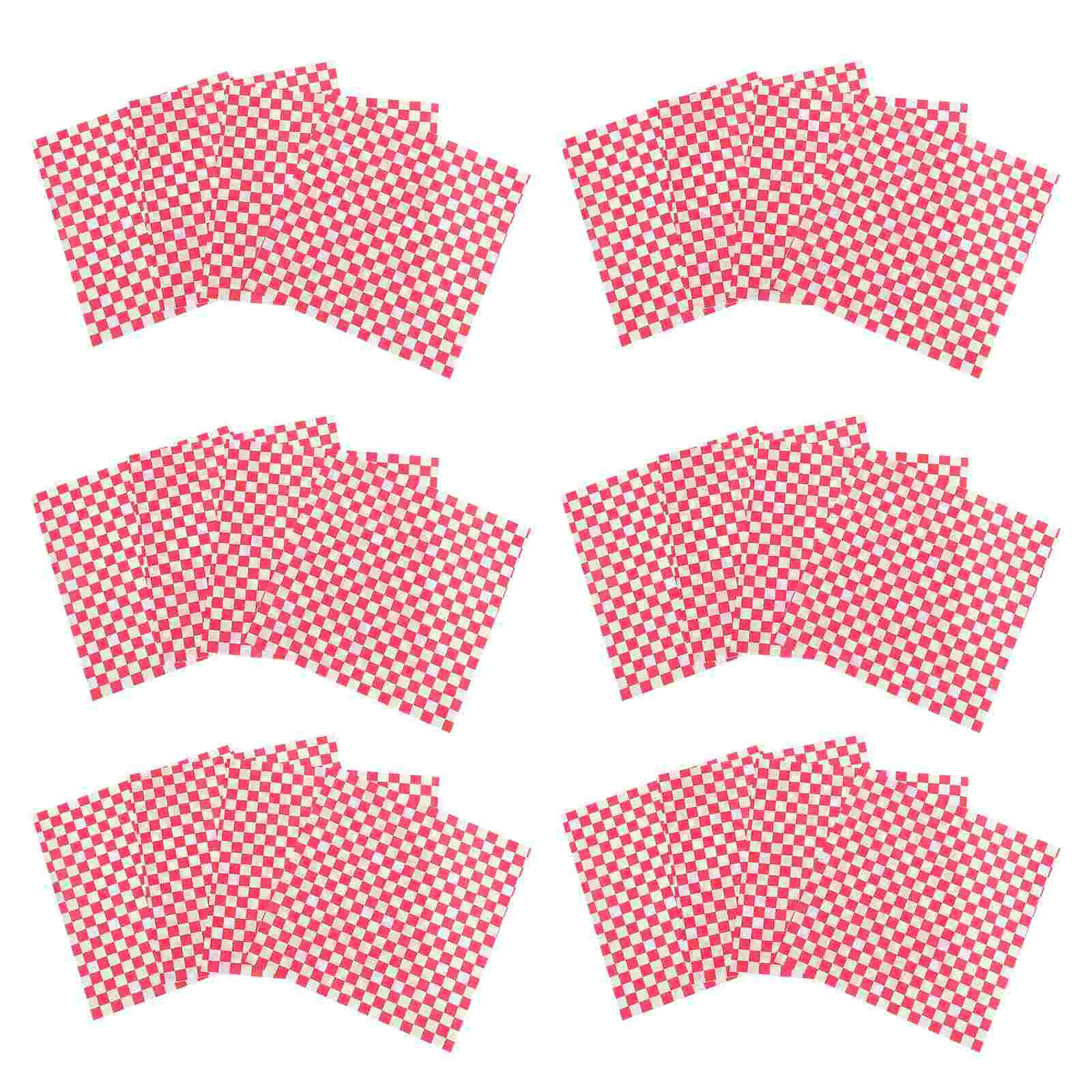 50 Sheets Checkerboard Wrapping Paper Rice Ball Bento Baking Bread Mat Grease-proof Sandwich Baked Goods Packaging
50 Sheets Checkerboard Wrapping Paper Rice Ball Bento Baking Bread Mat Grease-proof Sandwich Baked Goods Packaging
