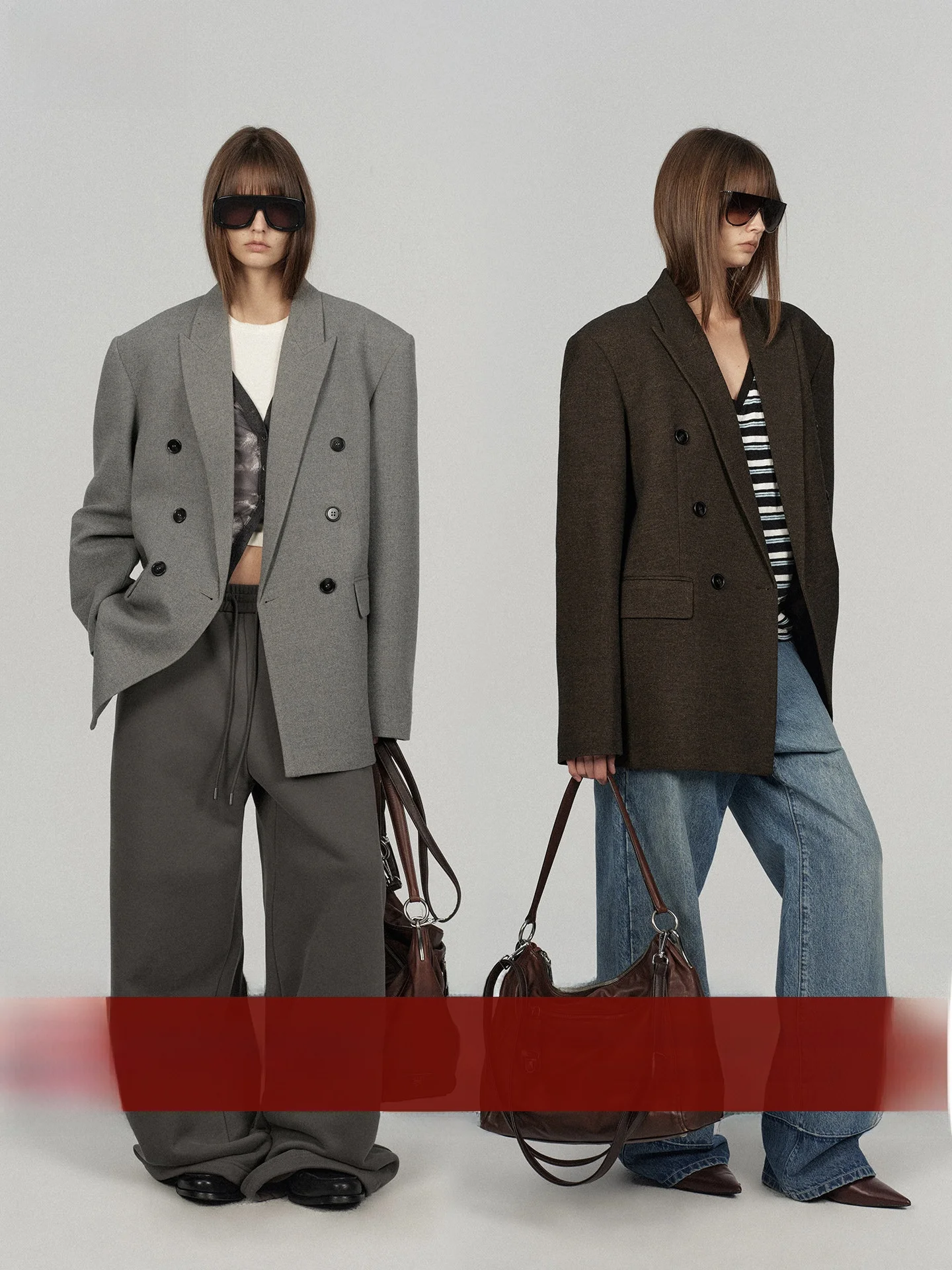 ACSENSE STUDIO Women's Woolen Suit Double-breasted Straight-oulder High-densi Durable Tweed TR Casual Commute Sle
ACSENSE STUDIO Women's Woolen Suit Double-breasted Straight-oulder High-densi Durable Tweed TR Casual Commute Sle