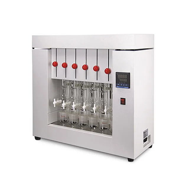 CHINCAN SZF-06C Digital Soxhlet Automatic Extraction 6 Groups * 100ml Digital Fat Analyzer Tests Fat Content Extractor
CHINCAN SZF-06C Digital Soxhlet Automatic Extraction 6 Groups * 100ml Digital Fat Analyzer Tests Fat Content Extractor