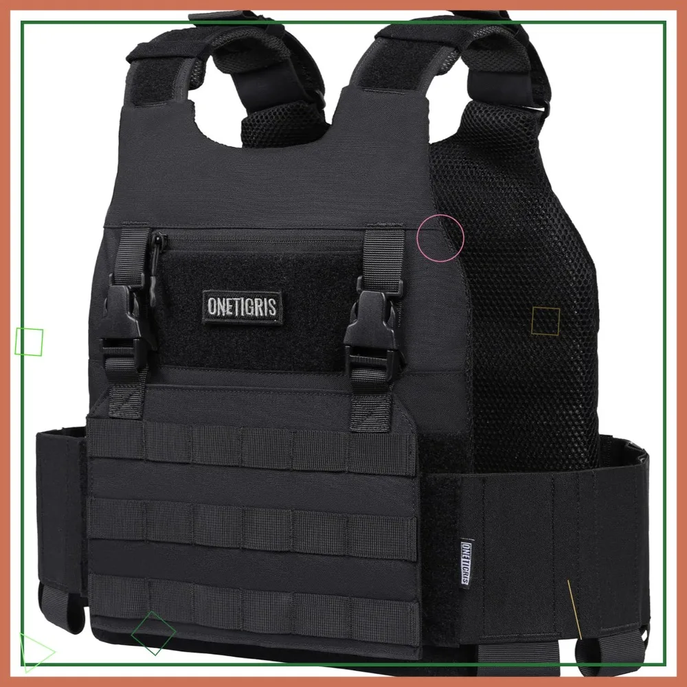 Low Profile MOLLE Vest with Hook and Loop Cummerbund, Side Elastic Pockets for Adults
Low Profile MOLLE Vest with Hook and Loop Cummerbund, Side Elastic Pockets for Adults
