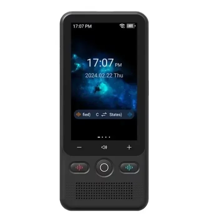 In Stock Smart Ai Voice Translator Device T18 Real Time Translation 138 Languages Two Way Online offline Photo Translators
In Stock Smart Ai Voice Translator Device T18 Real Time Translation 138 Languages Two Way Online offline Photo Translators