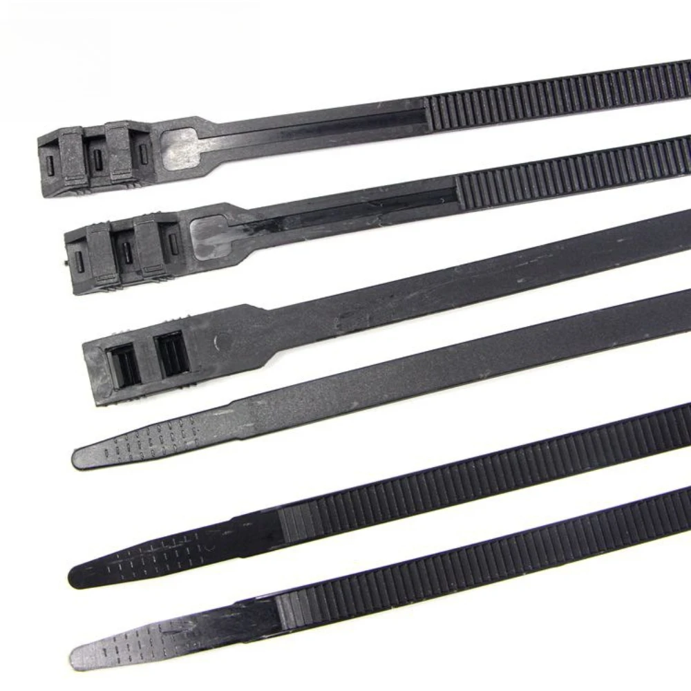 9x260/360mm Double-buckle Nylon Cable Ties Black Multi-purpose Nylon Universal Cable Tie Buckle Self-locking Cable Tie Buckle
9x260/360mm Double-buckle Nylon Cable Ties Black Multi-purpose Nylon Universal Cable Tie Buckle Self-locking Cable Tie Buckle