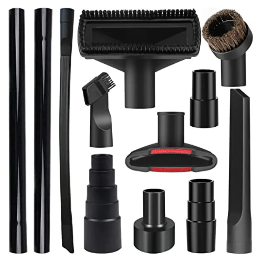 12PCS Universal Vacuum Attachment Kit Wet Dry Plastic Vacuum Hose Adapter 1-1/4" Vacuum Cleaners Accories with Horse Hair Brush
12PCS Universal Vacuum Attachment Kit Wet Dry Plastic Vacuum Hose Adapter 1-1/4" Vacuum Cleaners Accories with Horse Hair Brush