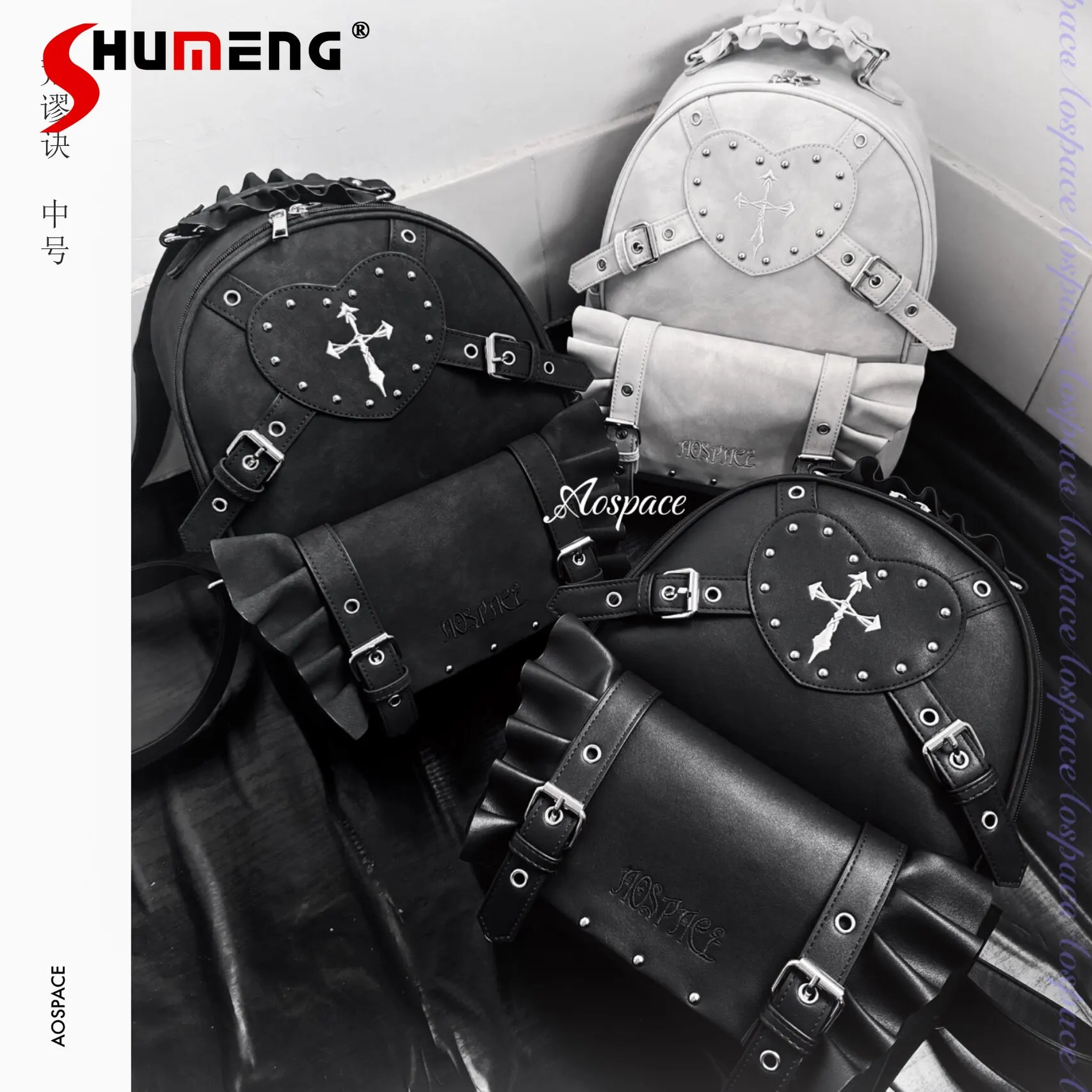 Original New Subculture Gothic Sweet Cool Fashion Leather Black Backpack Students Large Capacity School Bag Itabag 2026
Original New Subculture Gothic Sweet Cool Fashion Leather Black Backpack Students Large Capacity School Bag Itabag 2026