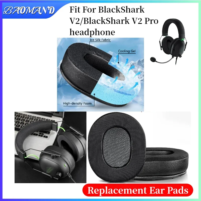 Ear Pads Cover for Razer Black Shark V2PRO /V2 Headphones Replacement Ear Cups Ear Cover Earpads BAOMAND
Ear Pads Cover for Razer Black Shark V2PRO /V2 Headphones Replacement Ear Cups Ear Cover Earpads BAOMAND