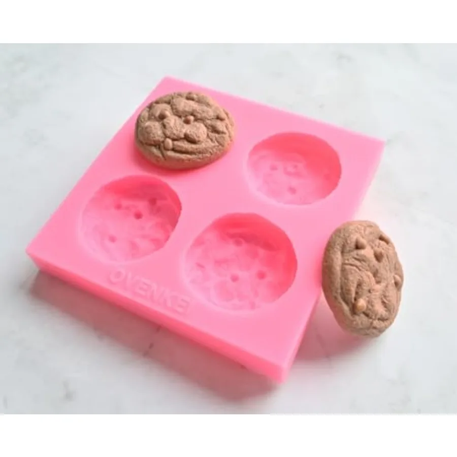 Mini Sugar Cookies Chocolate Chips Cookie Candle Soap Mold for Wax
Mini Sugar Cookies Chocolate Chips Cookie Candle Soap Mold for Wax