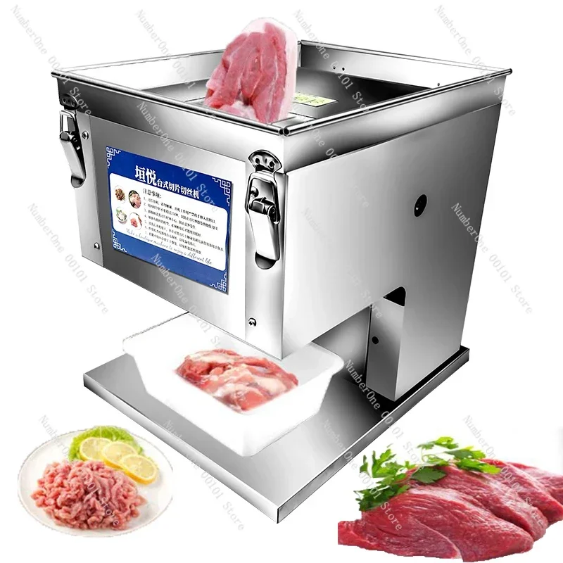 220V Electric Slicer Meat Cutter Machine Commercial Stainless Steel Meat Slicer Vegetable Cutting Machine Shredded Diced
220V Electric Slicer Meat Cutter Machine Commercial Stainless Steel Meat Slicer Vegetable Cutting Machine Shredded Diced