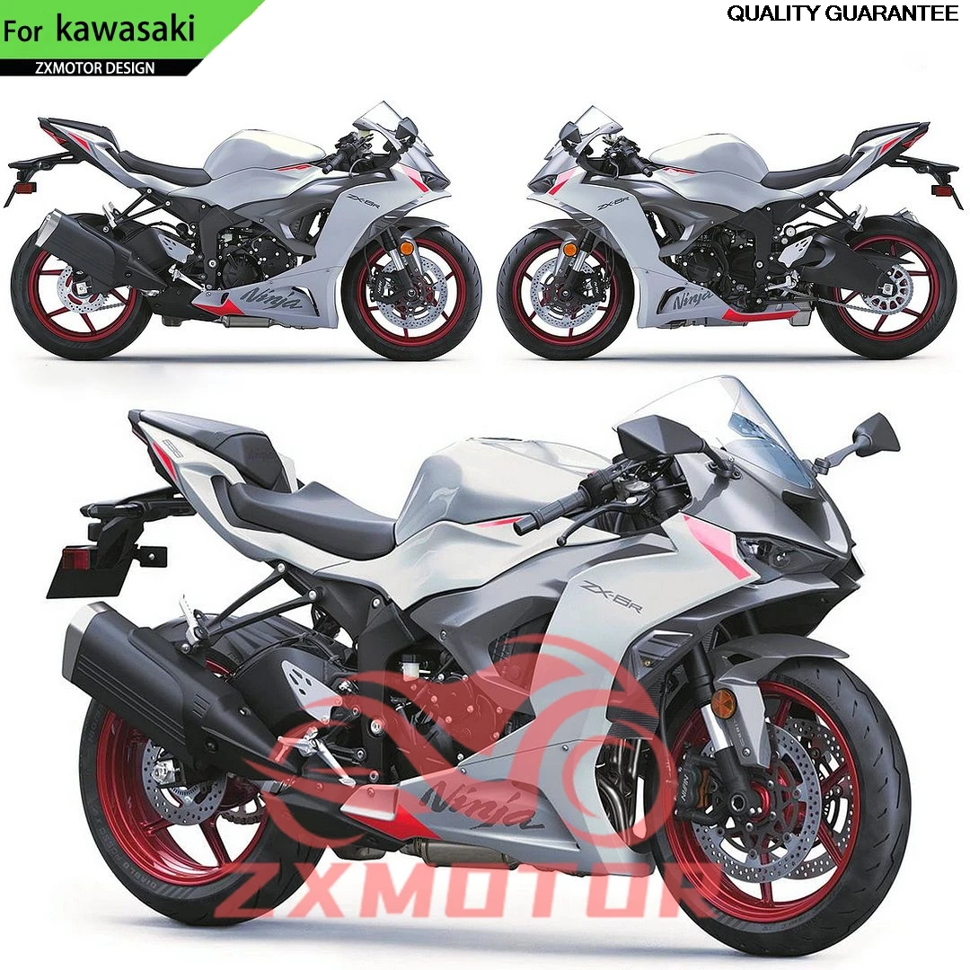 Обтекатели нового дизайна для Kawasaki ZX6R 2024 2025, полный комплект обтекателей для кузова мотоцикла, подходит для ZX-6R 636 24 25
Обтекатели нового дизайна для Kawasaki ZX6R 2024 2025, полный комплект обтекателей для кузова мотоцикла, подходит для ZX-6R 636 24 25