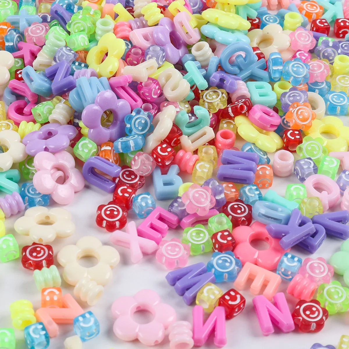 20-50pcs Mixed Cross Flower Letters Beads Plastic Acrylic Spacer Beads For Jewelry Making Necklace DIY Bracelet Wholesale
20-50pcs Mixed Cross Flower Letters Beads Plastic Acrylic Spacer Beads For Jewelry Making Necklace DIY Bracelet Wholesale