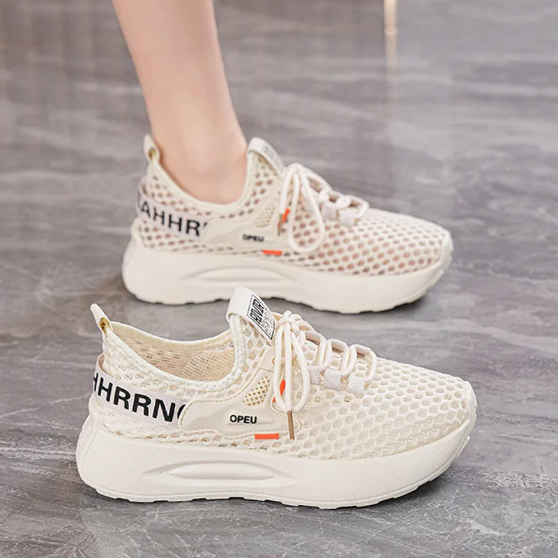 Summer Hallow Breathable Mesh Shoes for Woman New Designer Korean Fashion Casual Chunky Sneakers Shoes Woman
Summer Hallow Breathable Mesh Shoes for Woman New Designer Korean Fashion Casual Chunky Sneakers Shoes Woman