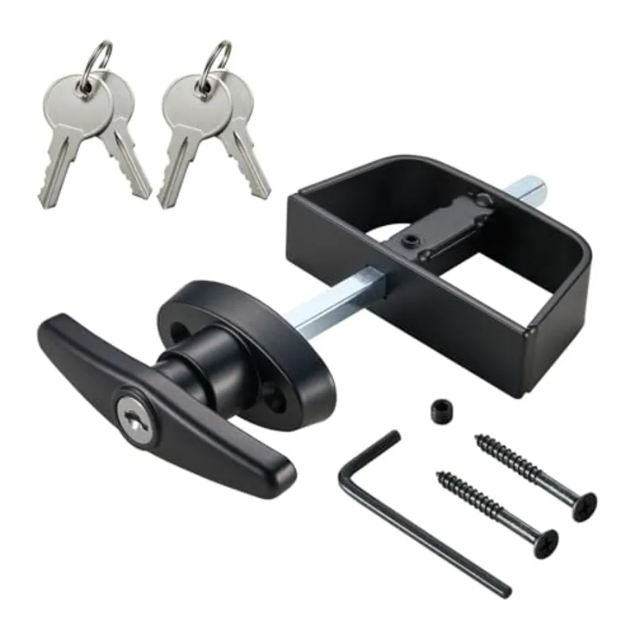 CZC AUTO Shed Door Latch THandle Lock Kit,"Stem, Suitable for Gate, Barn, Garage, Chicken Coop Door Lock, Keys
CZC AUTO Shed Door Latch THandle Lock Kit,"Stem, Suitable for Gate, Barn, Garage, Chicken Coop Door Lock, Keys