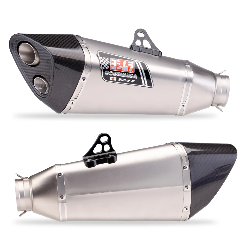 Yoshimura R11 double hole Motorcycle Exhaust Muffler Pipe Stainless Escape Moto For Z650 Z900 ER6N Z1000 YZF R1 R3
Yoshimura R11 double hole Motorcycle Exhaust Muffler Pipe Stainless Escape Moto For Z650 Z900 ER6N Z1000 YZF R1 R3