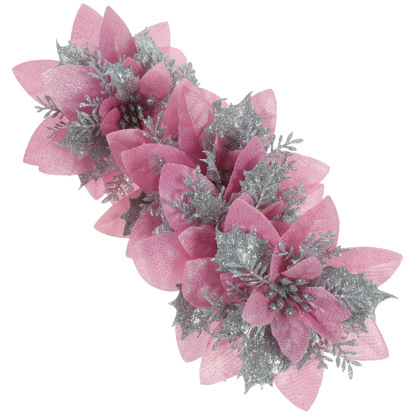 12 Pcs Tree Flowers Glitter Poinsettia Artificial Reusable Decorations Xmas Wreaths Non Fading Holiday Party Vase
12 Pcs Tree Flowers Glitter Poinsettia Artificial Reusable Decorations Xmas Wreaths Non Fading Holiday Party Vase