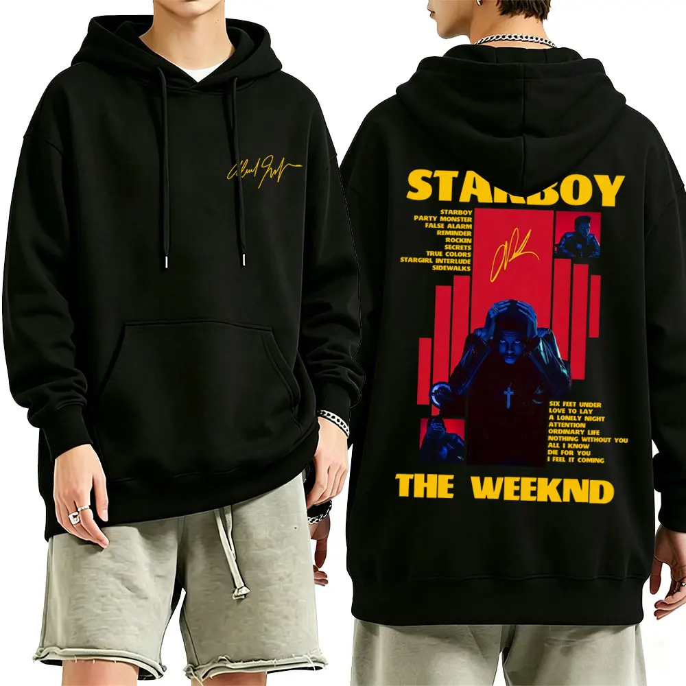 Hot Rapper The Weeknd Starboy Album Graphic Hoodie Men Women Hip Hop Fashion Pop Music Streetwear Male Casual Vintage Hoodies
Hot Rapper The Weeknd Starboy Album Graphic Hoodie Men Women Hip Hop Fashion Pop Music Streetwear Male Casual Vintage Hoodies