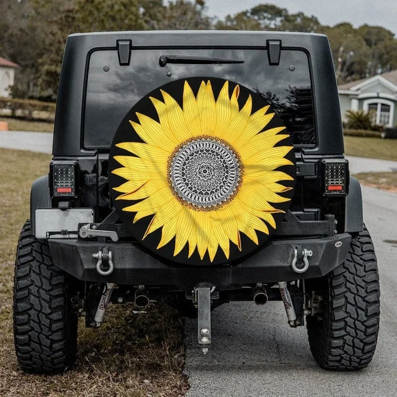 Sunflower Hippie Art Tire Cover- Universal Wheel Tire Cover for Trailer, RV, SUV, Truck
Sunflower Hippie Art Tire Cover- Universal Wheel Tire Cover for Trailer, RV, SUV, Truck