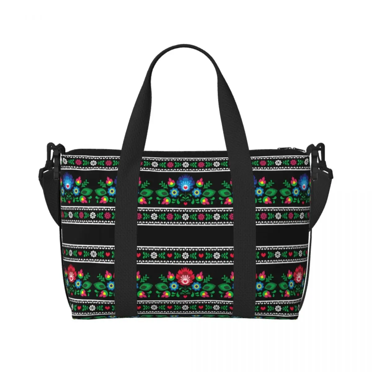 Custom Large Polish Folk Floral Pattern Tote Bag for Women Shoulder Shopper Beach Gym Travel Bag
Custom Large Polish Folk Floral Pattern Tote Bag for Women Shoulder Shopper Beach Gym Travel Bag