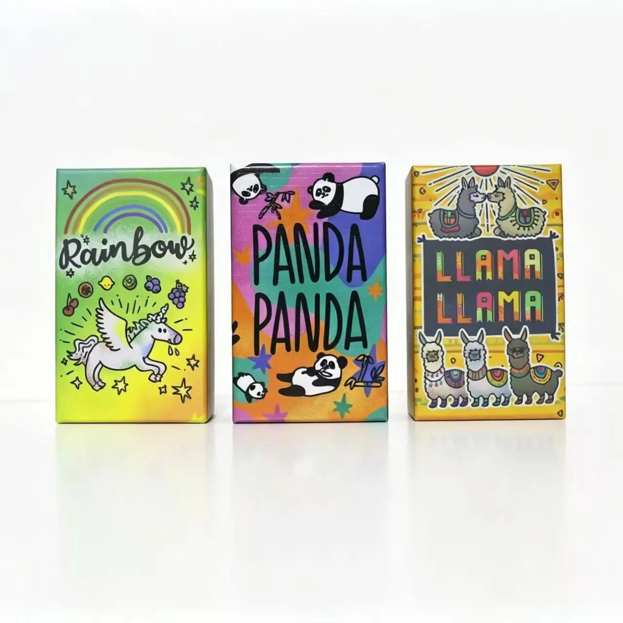 NEW Hot Games - PANDA PANDA | Rainbow | Llama Llama | Tiny Box Board Game , Strategy game parent-child party Puzzle Card Game
NEW Hot Games - PANDA PANDA | Rainbow | Llama Llama | Tiny Box Board Game , Strategy game parent-child party Puzzle Card Game