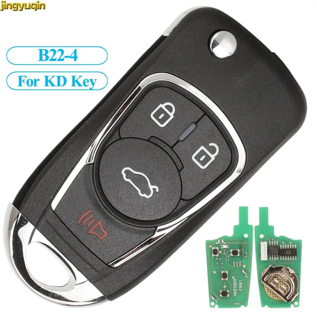 Jingyuqin 5pcs B22-4 KEYDIY B Series Smart Car Key For KD900/URG200/KD MINI/KD-X2 Remote Master Universal Multi-Functional 4BTNS
Jingyuqin 5pcs B22-4 KEYDIY B Series Smart Car Key For KD900/URG200/KD MINI/KD-X2 Remote Master Universal Multi-Functional 4BTNS
