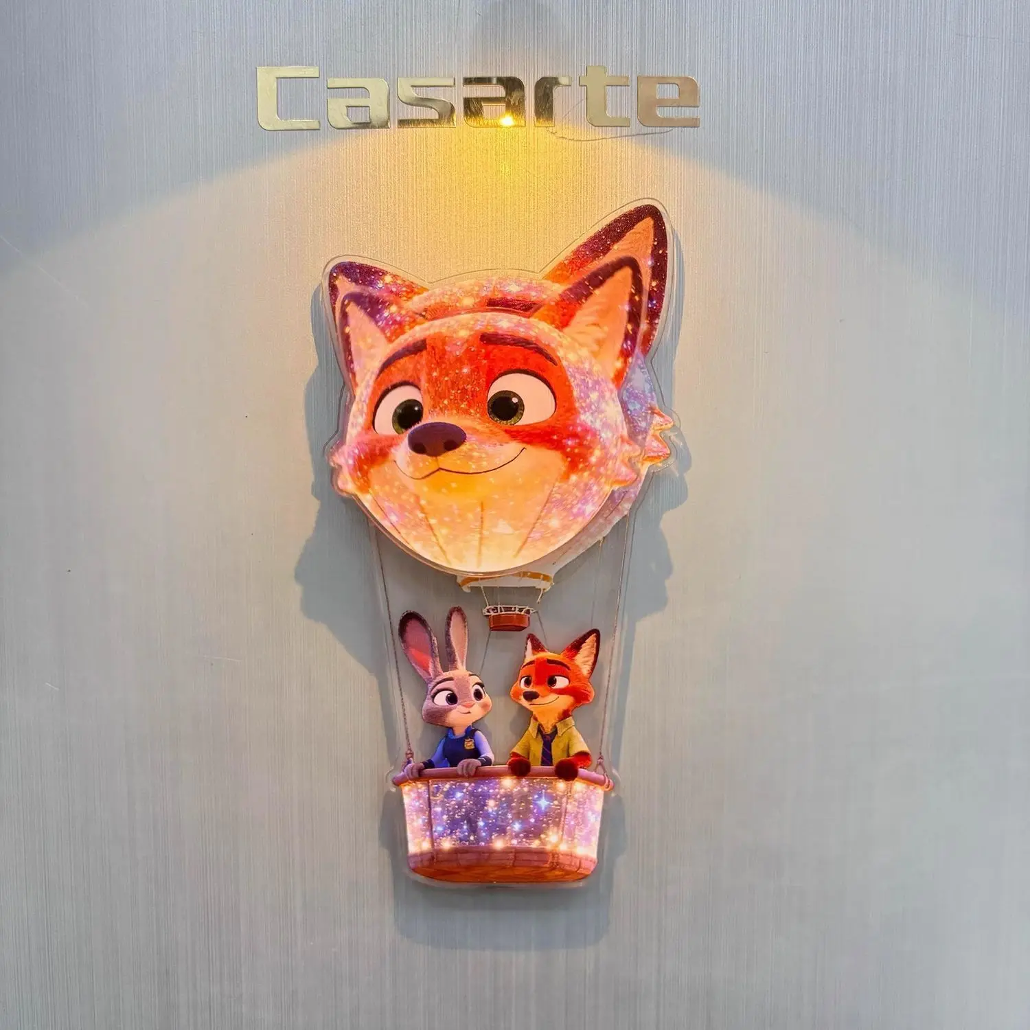Zootopia magnetic fridge sticker, cute Judy and Nick acrylic, rotatable couple decoration sticker
Zootopia magnetic fridge sticker, cute Judy and Nick acrylic, rotatable couple decoration sticker