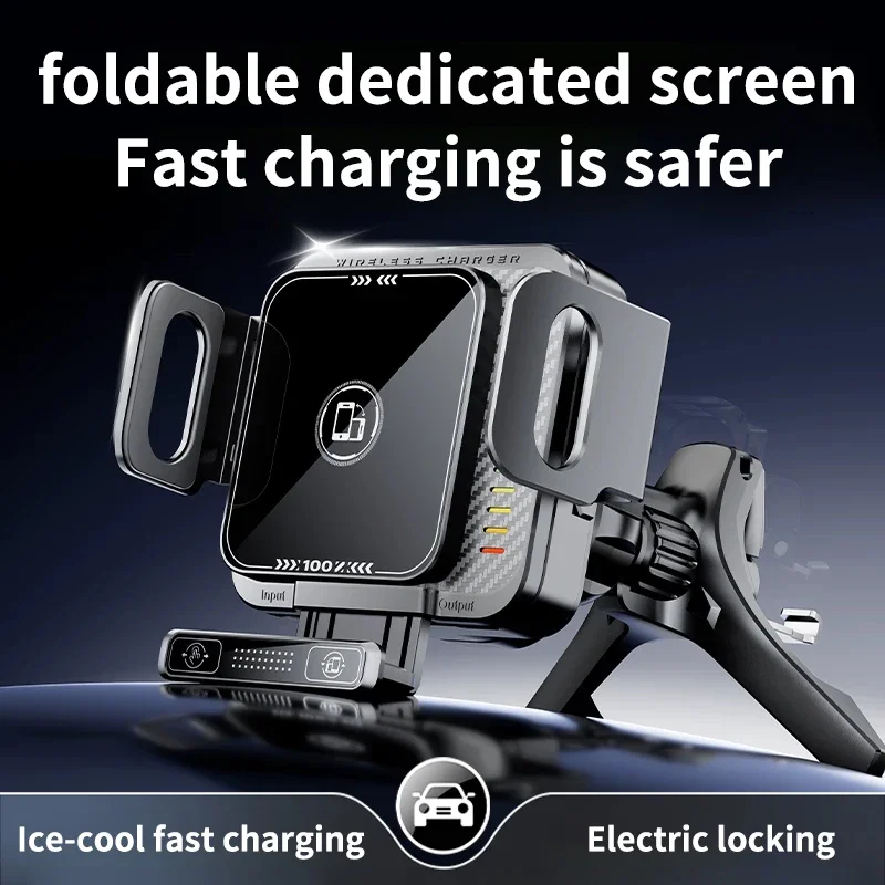 New Mini Foldable Phone Car Wireless Charging Stand with Dual Screen 90-Degree Rotation Auto Landscape for Vehicles
New Mini Foldable Phone Car Wireless Charging Stand with Dual Screen 90-Degree Rotation Auto Landscape for Vehicles