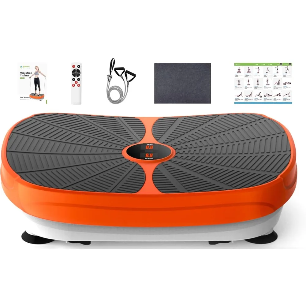 Vibration Plate Exercise Equipment Whole Body Shape Exercise Machine Vibration Platform Fit Massage Workout Trainer,Max User
Vibration Plate Exercise Equipment Whole Body Shape Exercise Machine Vibration Platform Fit Massage Workout Trainer,Max User