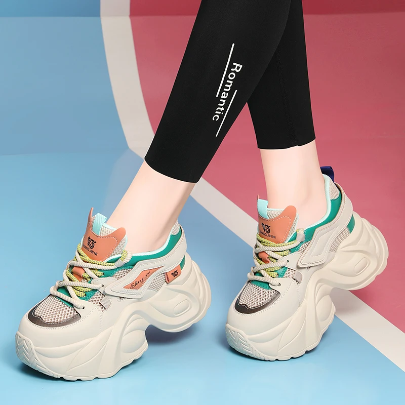 Women's Shoes Running Sneakers Fashion Outdoor Platform Footwear Walking Heightening shoes Women Casual Travel Shoes Mesh Sports
Women's Shoes Running Sneakers Fashion Outdoor Platform Footwear Walking Heightening shoes Women Casual Travel Shoes Mesh Sports