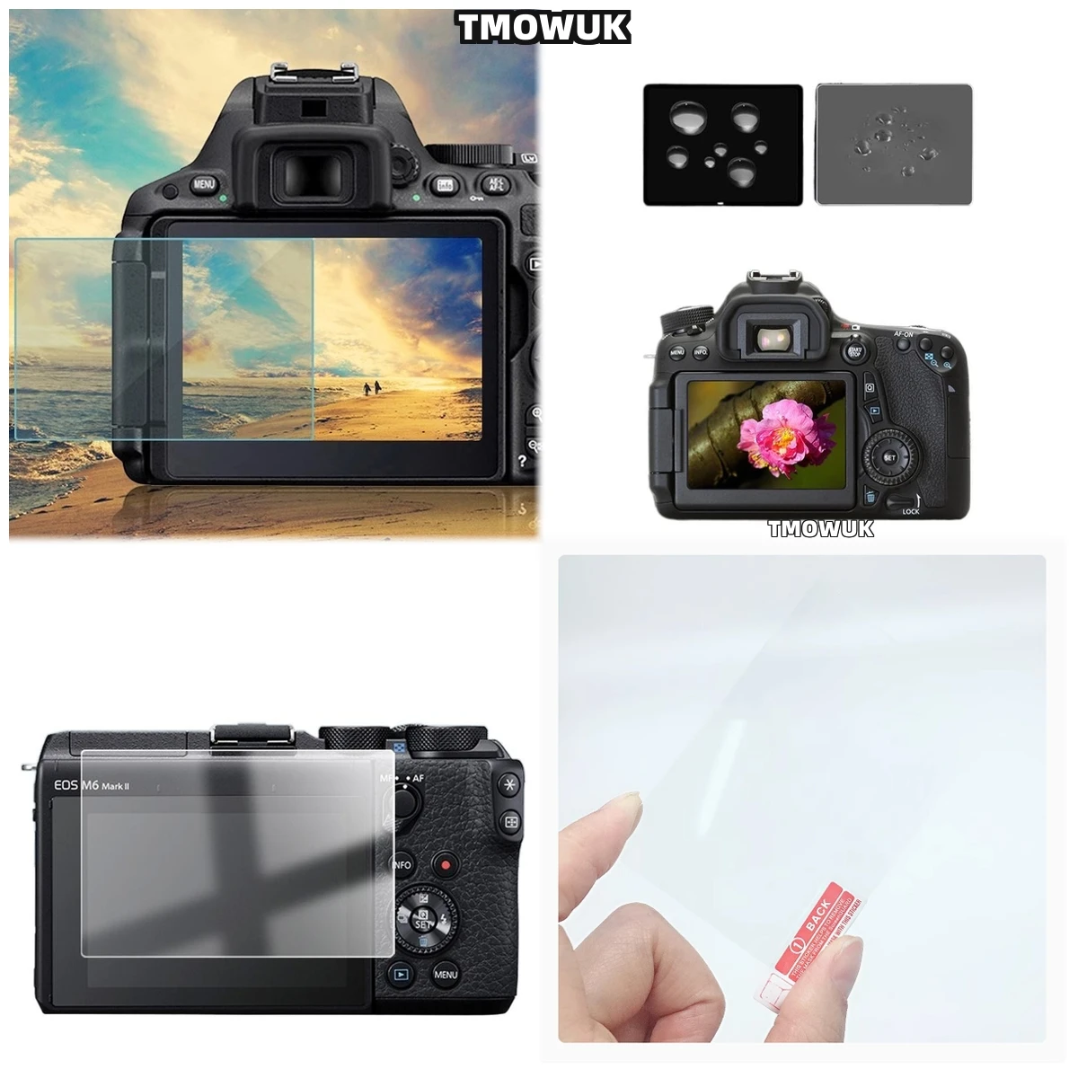 For Canon EOSRP M6II M6 M50 M100 Anti-Scratch Tempered Glass Film 9H Hardness HD Clear LCD Screen Protector
For Canon EOSRP M6II M6 M50 M100 Anti-Scratch Tempered Glass Film 9H Hardness HD Clear LCD Screen Protector