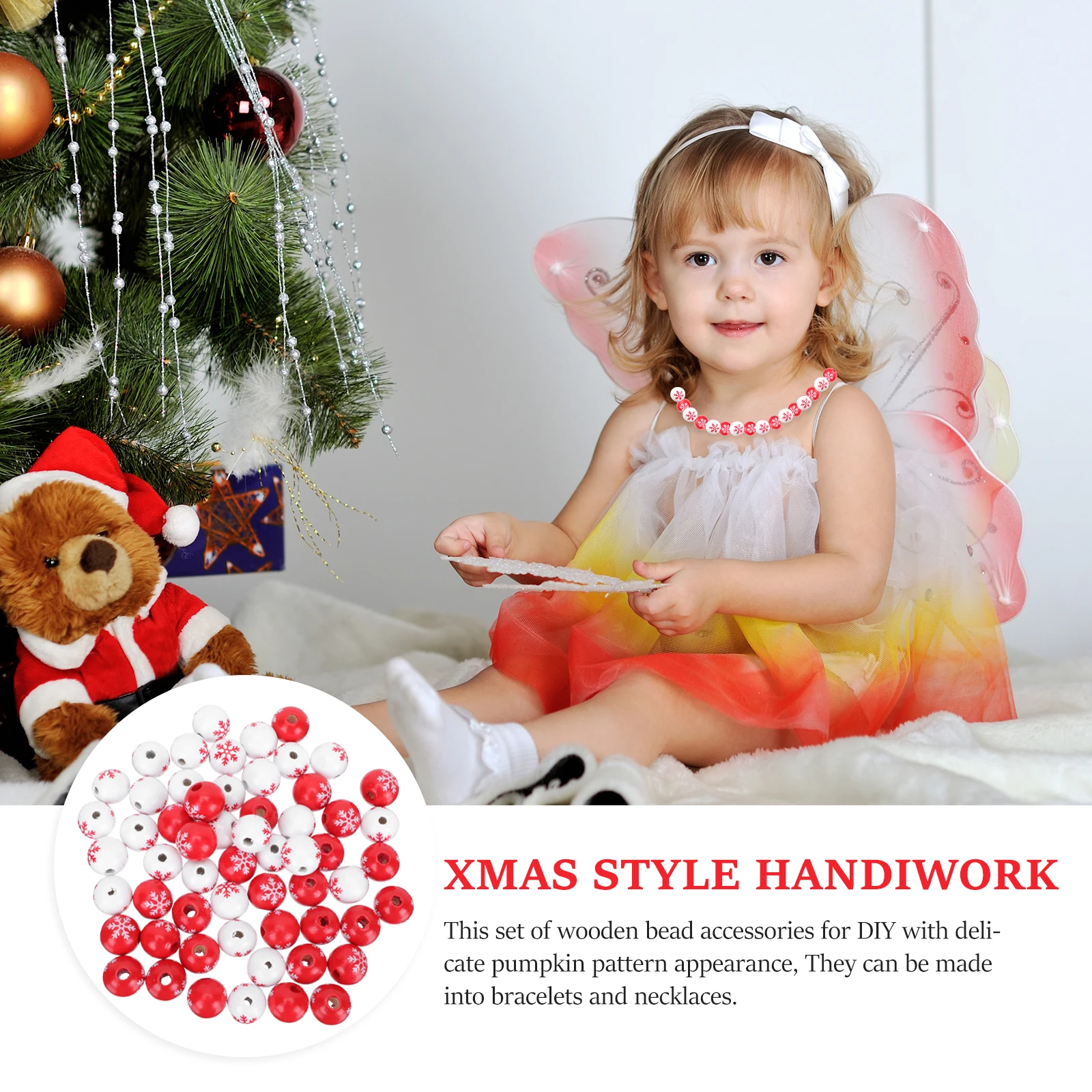 100pcs Beads Vintage Home Xmas Style H Wood Bead Diy Accessories Decor H DIY Jewelry Diy Decor Child Snowflake
100pcs Beads Vintage Home Xmas Style H Wood Bead Diy Accessories Decor H DIY Jewelry Diy Decor Child Snowflake