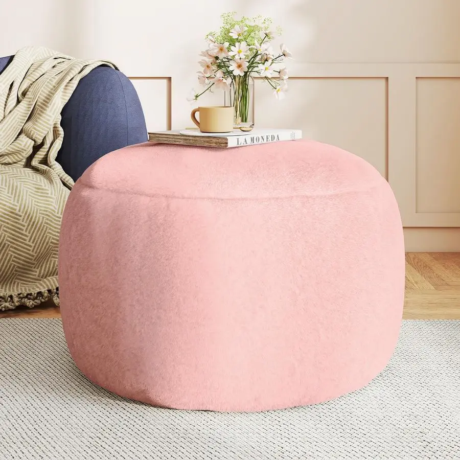 Мягкий пуф-оттоманка для ног, круглый современный пуф с наполнителем из пенопласта, напольное кресло для гостиной, детской, общежития, улицы, мягкий и удобный.
Мягкий пуф-оттоманка для ног, круглый современный пуф с наполнителем из пенопласта, напольное кресло для гостиной, детской, общежития, улицы, мягкий и удобный.