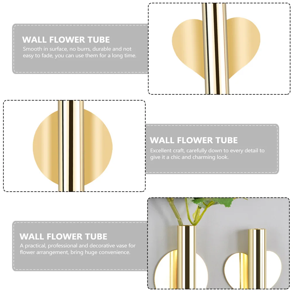 2pcs Holder Home Party Display Decoration Mount Vase Metal Wall Flower Vase Holder Tube Wall Flower Display Tube
2pcs Holder Home Party Display Decoration Mount Vase Metal Wall Flower Vase Holder Tube Wall Flower Display Tube