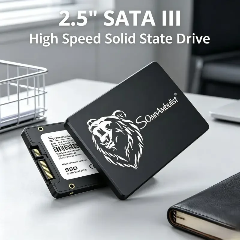 SomnAmbulist 2.5 Inch Premium SATA3 SSD Multi Configuration Options Compatible With Standard Notebook Desktop Computer
SomnAmbulist 2.5 Inch Premium SATA3 SSD Multi Configuration Options Compatible With Standard Notebook Desktop Computer