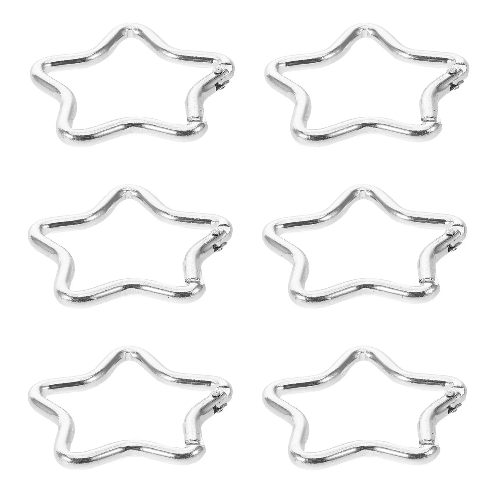 10 Pcs Small Star Carabiner Keychain Clip Aluminum Travel Climbing Accessories Hiking Star Shape Carabiner Gear
10 Pcs Small Star Carabiner Keychain Clip Aluminum Travel Climbing Accessories Hiking Star Shape Carabiner Gear