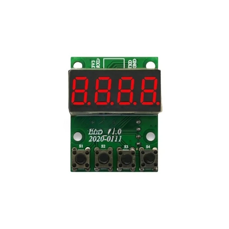 Display WSLED4 digital tube LED4 digital tube display No programming required Plug-in display
Display WSLED4 digital tube LED4 digital tube display No programming required Plug-in display