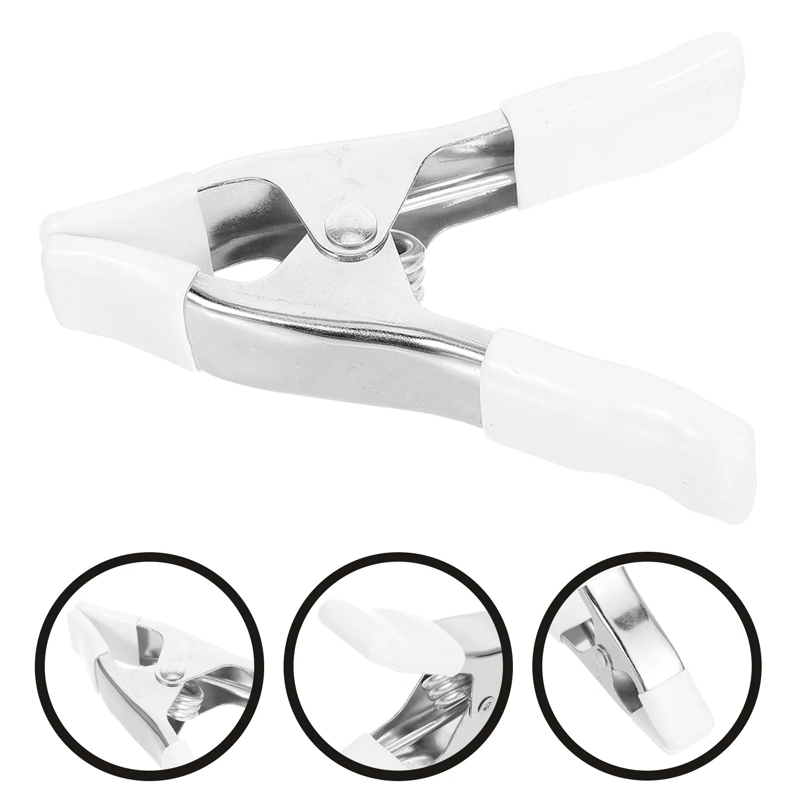 3 Pcs 4 Inch Plated Heavy Duty Spring Clip A shaped Clamps for Backdrop Stand Photography Home Decor PVC Protected Clips
3 Pcs 4 Inch Plated Heavy Duty Spring Clip A shaped Clamps for Backdrop Stand Photography Home Decor PVC Protected Clips