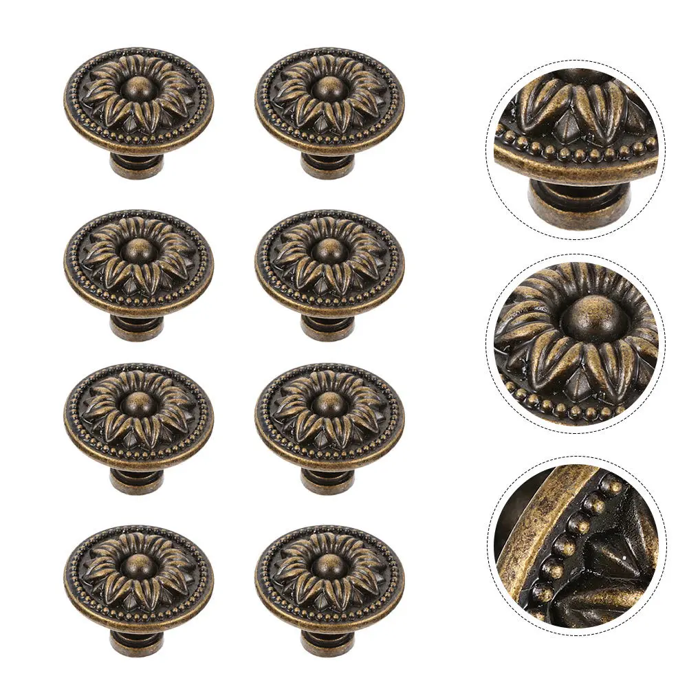 8pcs Cabinet Handles Bronze Vintage Flower Drawer Knobs For Kitchen Drawer Knobs Vintage Wardrobe Furniture Hardware Upgrade
8pcs Cabinet Handles Bronze Vintage Flower Drawer Knobs For Kitchen Drawer Knobs Vintage Wardrobe Furniture Hardware Upgrade