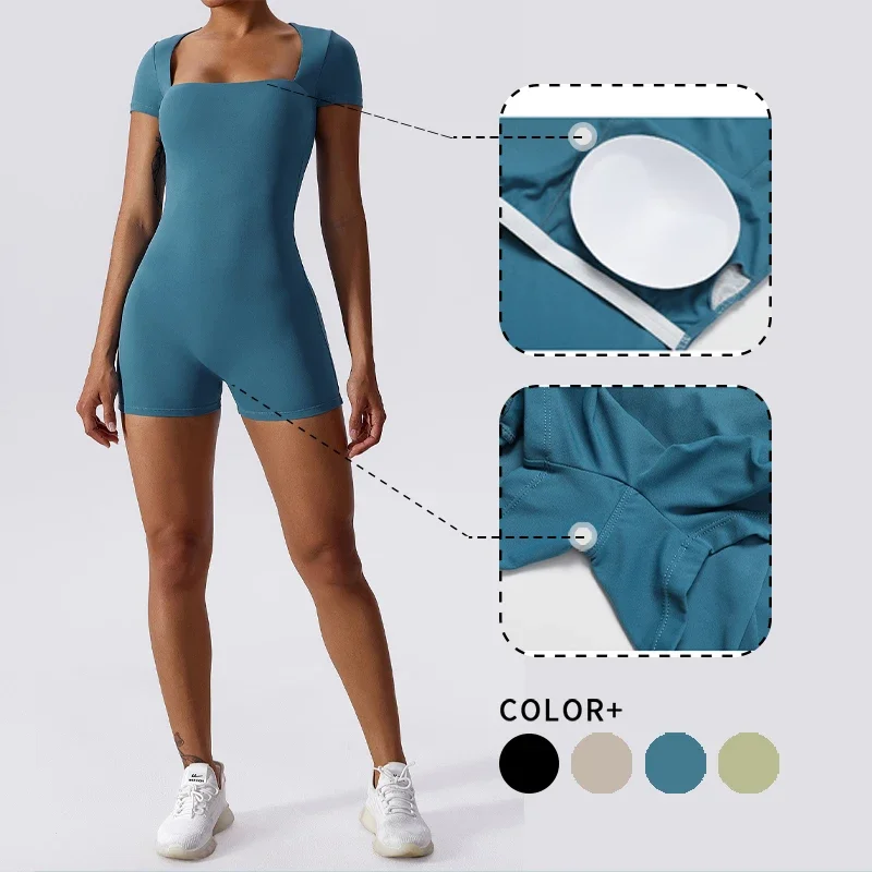 WISRUNING Sexy Square Neck Sport Outfit Women Yoga T-shirt Jumpsuit Suits for Fitness Set Workout Bodysuit Tights Sportswear Gym
WISRUNING Sexy Square Neck Sport Outfit Women Yoga T-shirt Jumpsuit Suits for Fitness Set Workout Bodysuit Tights Sportswear Gym