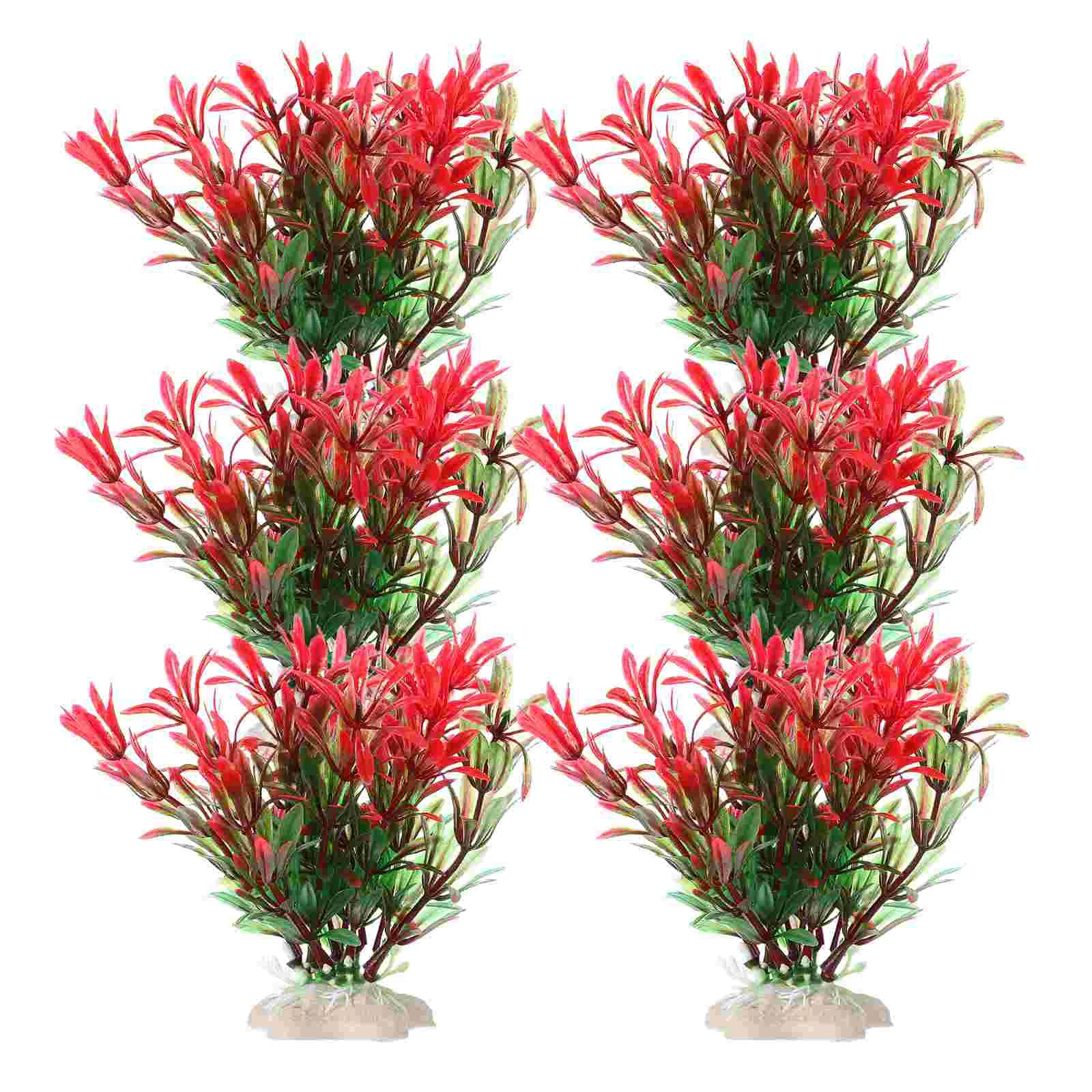 6 Pcs Aquarium Simulated Aquatic Plants Reptile Tank Decor Artificial Fish Decorations Landscapes for Tanks Accessories
6 Pcs Aquarium Simulated Aquatic Plants Reptile Tank Decor Artificial Fish Decorations Landscapes for Tanks Accessories