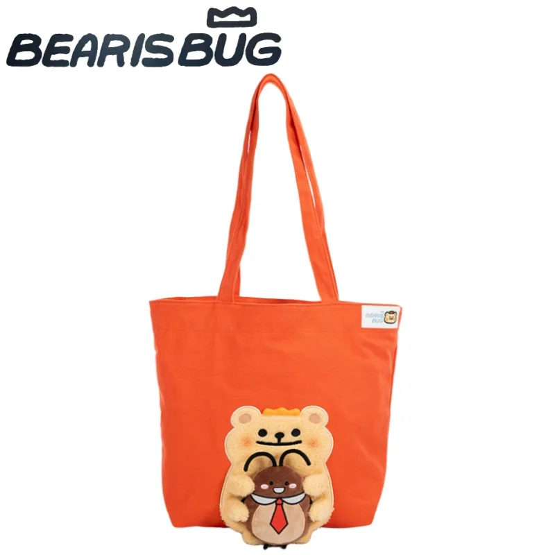 Bearisbug Canvas Bag Cartoon Bearisbug Shoulder Bag Large Capacity Portable Storage Casual Fashion Holiday Gifts Commuting
Bearisbug Canvas Bag Cartoon Bearisbug Shoulder Bag Large Capacity Portable Storage Casual Fashion Holiday Gifts Commuting