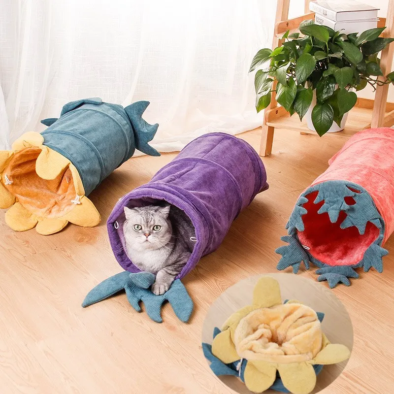 2 in 1 Collapsible Cat Tunnel Funny Cat Play Tube With Bell Cat Nest Soft Shaggy Mat Bed Cute Kitten Tunnel Toys Bed
2 in 1 Collapsible Cat Tunnel Funny Cat Play Tube With Bell Cat Nest Soft Shaggy Mat Bed Cute Kitten Tunnel Toys Bed