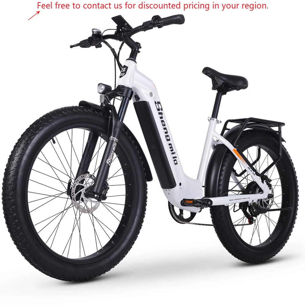 Full Suspension 48v 500W 17.5AH 26 Inch Mountain Adult Bicycle Fat Tire Bicycles Fat Tire 7 Speed Electric Bike SHENGMILO MX01
Full Suspension 48v 500W 17.5AH 26 Inch Mountain Adult Bicycle Fat Tire Bicycles Fat Tire 7 Speed Electric Bike SHENGMILO MX01
