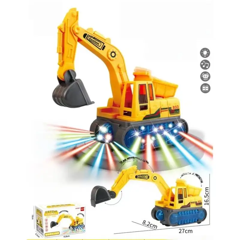 1Pcs Kids Electric Excavator Toy with Stimulating Light Sound for Toddlers Boys
1Pcs Kids Electric Excavator Toy with Stimulating Light Sound for Toddlers Boys