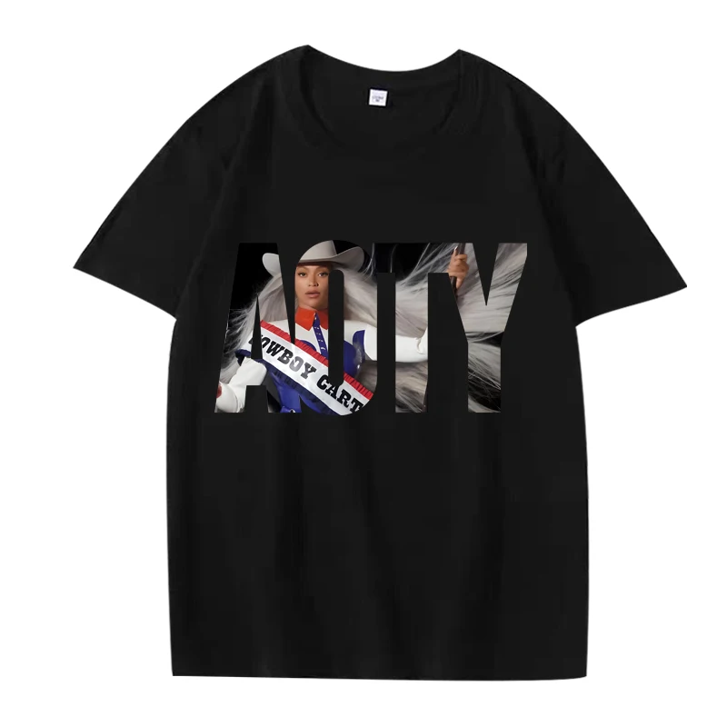 Beyonce Cowboy Carter "Album of the Year" Classic T Shirt men women Oversized 100% Cotton short sleeve Summer print Unisex tops
Beyonce Cowboy Carter "Album of the Year" Classic T Shirt men women Oversized 100% Cotton short sleeve Summer print Unisex tops