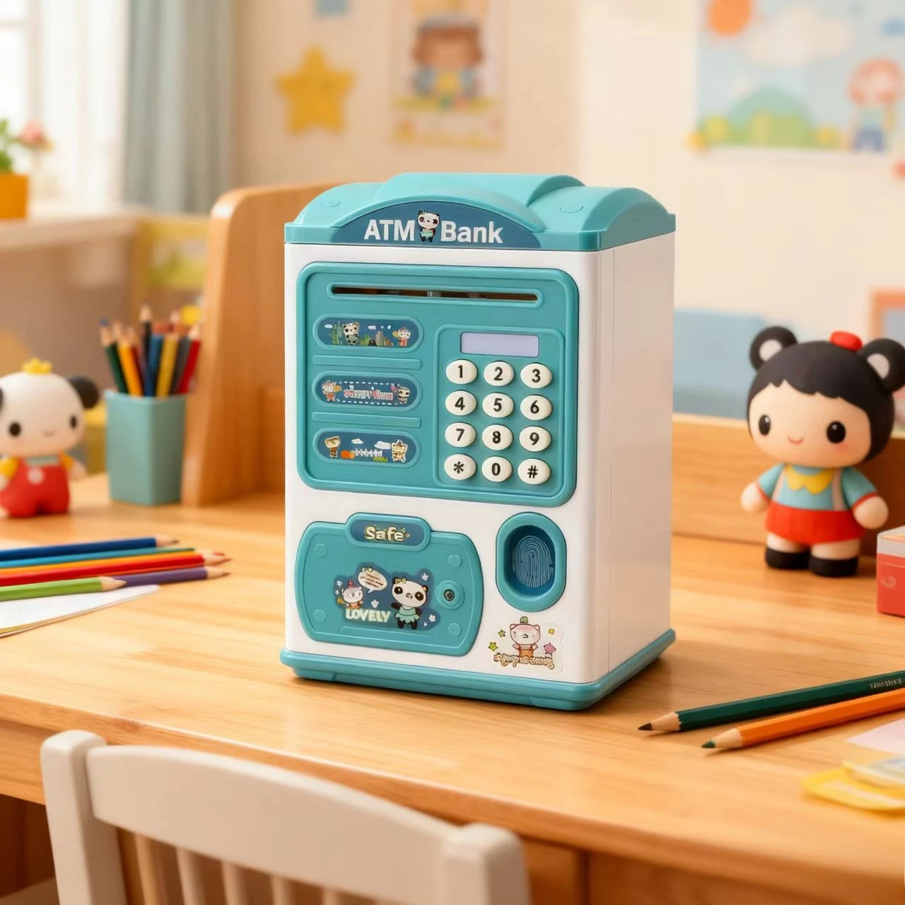 New piggy bank Automatic roll money Children's fingerprint Password box Internet celebrity Accessible piggy bank Girl gift
New piggy bank Automatic roll money Children's fingerprint Password box Internet celebrity Accessible piggy bank Girl gift