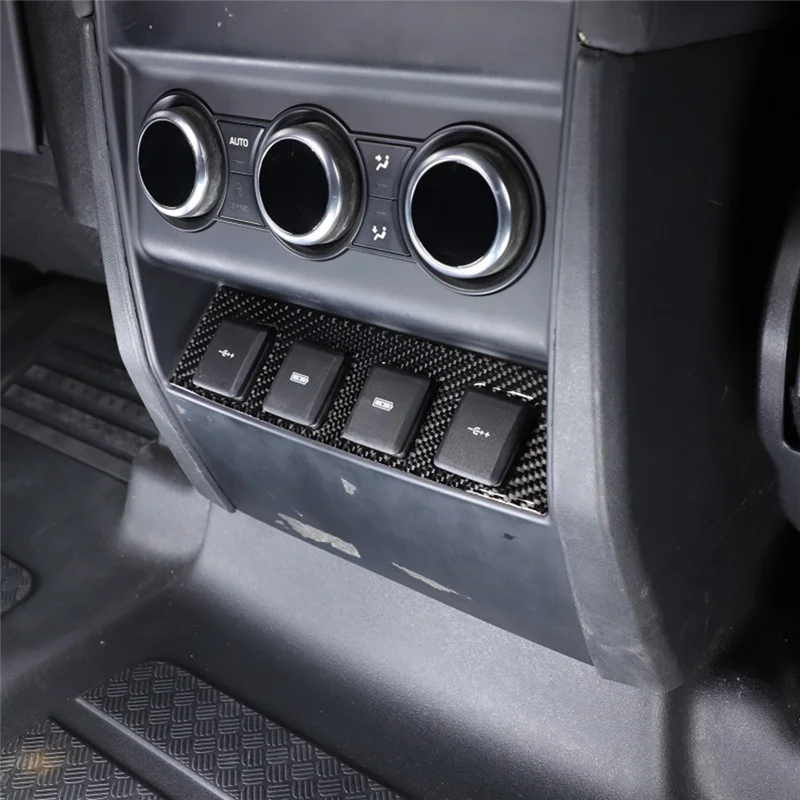 Carbon Fiber For Land Rover Defender 110 130 2020-2024 Rear Charging Port Button Panel Cover Trim Interior Accessories
Carbon Fiber For Land Rover Defender 110 130 2020-2024 Rear Charging Port Button Panel Cover Trim Interior Accessories