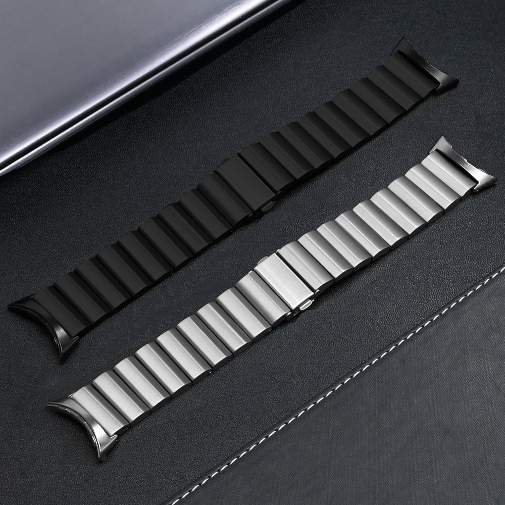 Титановый ремешок для Google Pixel Watch 3, 45 мм, мужской ремешок Correa для GOOGLE PIXEL 3, 45 мм, роскошный браслет, сменные аксессуары
Титановый ремешок для Google Pixel Watch 3, 45 мм, мужской ремешок Correa для GOOGLE PIXEL 3, 45 мм, роскошный браслет, сменные аксессуары