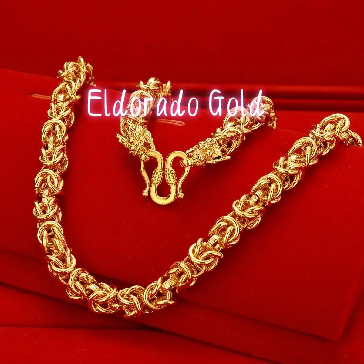 Золотое ожерелье Eldorado Gold Premium 9999 пробы для мужчин, 24K, из настоящего золота, массивная золотая цепь, ювелирное украшение, цепочка с подвеской из настоящего золота, подарок для парня
Золотое ожерелье Eldorado Gold Premium 9999 пробы для мужчин, 24K, из настоящего золота, массивная золотая цепь, ювелирное украшение, цепочка с подвеской из настоящего золота, подарок для парня